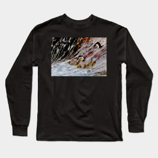 Snares Crested Penguins Long Sleeve T-Shirt